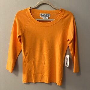 Carlisle Orange Sweater XL new